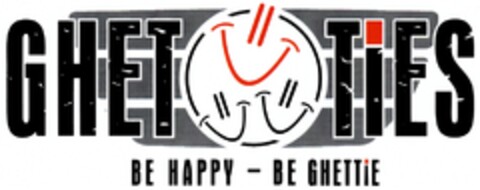 GHETTiES BE HAPPY - BE GHETTiE Logo (DPMA, 12/17/2012)