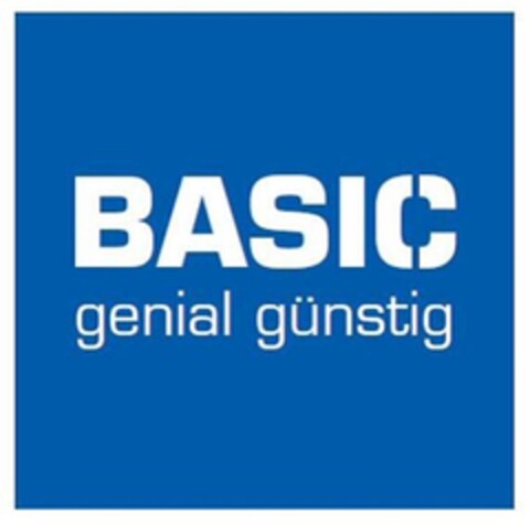 BASIC genial günstig Logo (DPMA, 21.12.2017)