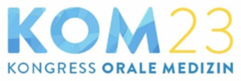 KOM 23 KONGRESS ORALE MEDIZIN Logo (DPMA, 06.04.2022)