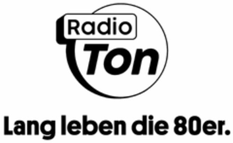 Radio Ton Lang leben die 80er. Logo (DPMA, 15.11.2023)