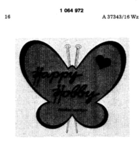 Happy Hobby textiles werken Logo (DPMA, 18.07.1983)