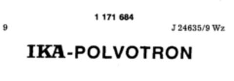 IKA-POLVOTRON Logo (DPMA, 12.12.1989)