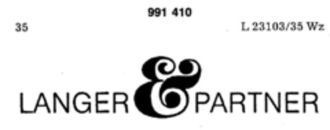 LANGER&PARTNER Logo (DPMA, 02.04.1979)