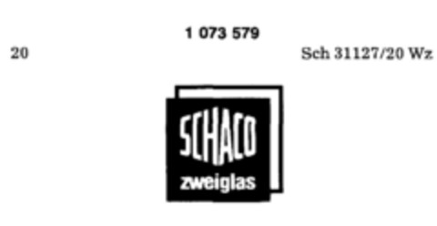 SCHACO zweiglas Logo (DPMA, 18.06.1984)