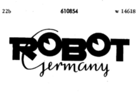 ROBOT Germany Logo (DPMA, 25.02.1949)