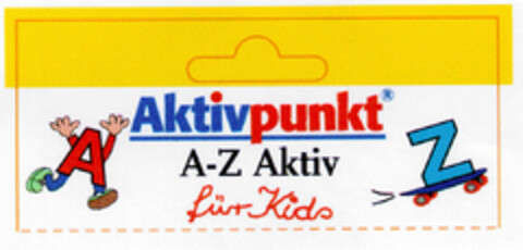Aktivpunkt A-Z Aktiv für Kids Logo (DPMA, 06.06.2000)