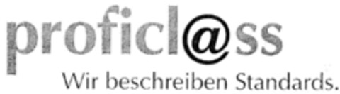 proficl@ss Wir beschreiben Standards. Logo (DPMA, 11.12.2001)