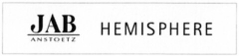 JAB ANSTOETZ HEMISPHERE Logo (DPMA, 07.04.2009)
