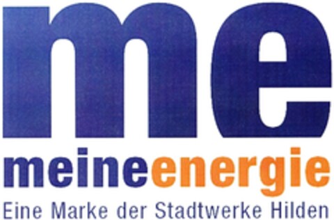 me meineenergie Eine Marke der Stadtwerke Hilden Logo (DPMA, 02.03.2010)