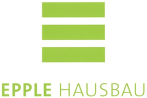 EPPLE HAUSBAU Logo (DPMA, 05/06/2010)