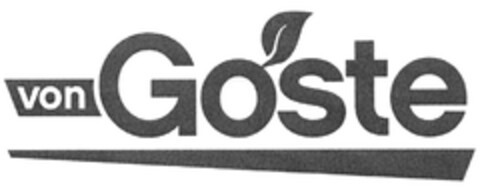 von Goste Logo (DPMA, 02.07.2011)