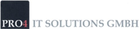 PRO4 IT SOLUTIONS GMBH Logo (DPMA, 17.09.2013)