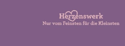 Herzenswerk  Nur vom Feinsten für die Kleinsten Logo (DPMA, 11/19/2014)