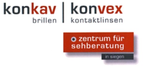 konkav konvex brillen kontaktlinsen zentrum für sehberatung in siegen Logo (DPMA, 08/27/2015)