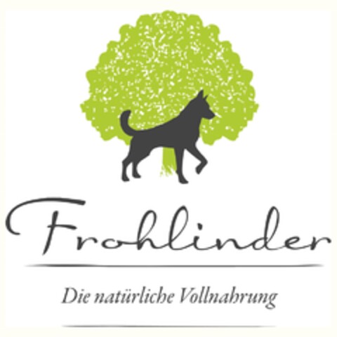 Frohlinder Die natürliche Vollnahrung Logo (DPMA, 21.03.2019)