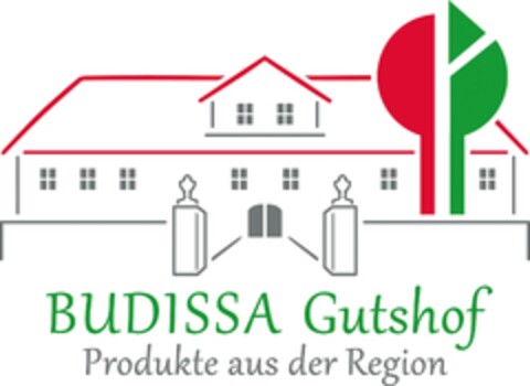 BUDISSA Gutshof Produkte aus der Region Logo (DPMA, 16.07.2020)