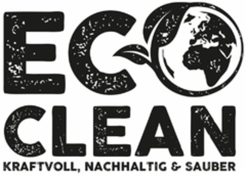 ECO CLEAN KRAFTVOLL, NACHHALTIG & SAUBER Logo (DPMA, 21.07.2020)