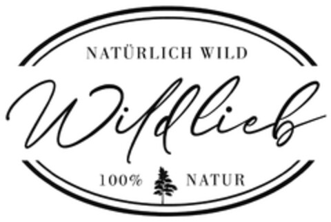 NATÜRLICH WILD Wildlieb 100% NATUR Logo (DPMA, 09.04.2021)