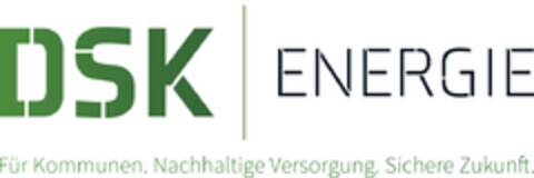 DSK | ENERGIE Für Kommunen. Nachhaltige Versorgung. Sichere Zukunft. Logo (DPMA, 04/28/2022)