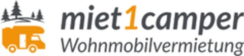 miet1camper Wohnmobilvermietung Logo (DPMA, 19.01.2023)