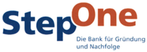 StepOne Die Bank für Gründung und Nachfolge Logo (DPMA, 03/01/2024)