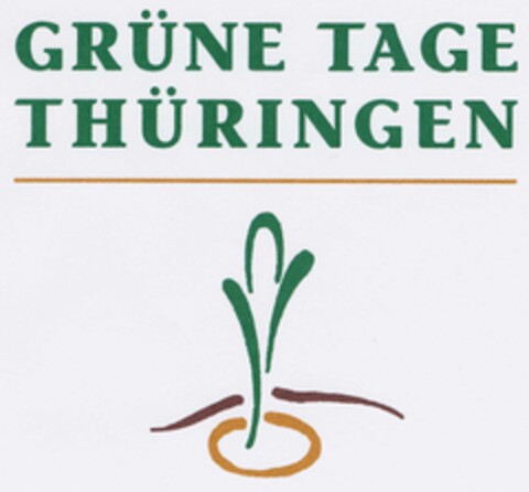 GRÜNE TAGE THÜRINGEN Logo (DPMA, 28.10.2002)