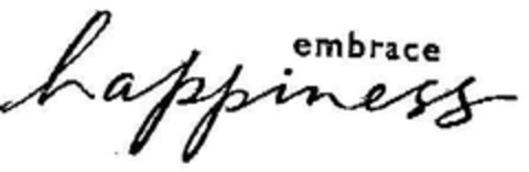 embrace happiness Logo (DPMA, 25.11.2002)