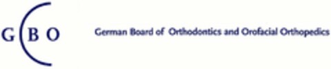 GBO - German Board of Orthodontics and Orofacial Orthopedics Logo (DPMA, 14.08.2003)