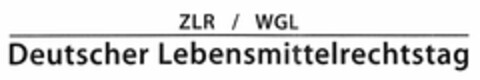 ZLR / WGL Deutscher Lebensmittelrechtstag Logo (DPMA, 12/29/2003)