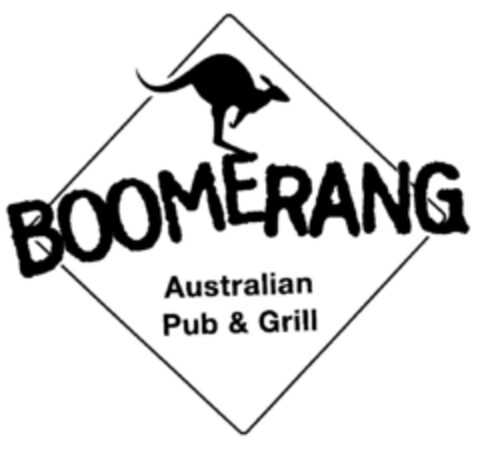 BOOMERANG Australian Pub & Grill Logo (DPMA, 04/11/1998)