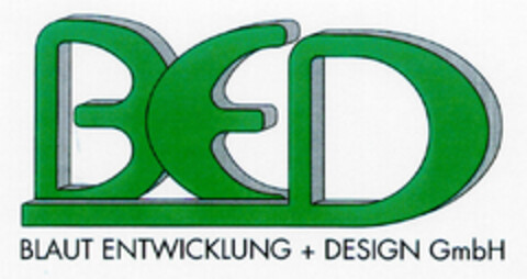 BED BLAUT ENTWICKLUNG + DESIGN GmbH Logo (DPMA, 12/19/1998)