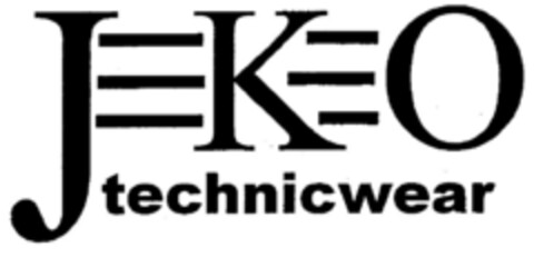 JKO technicwear Logo (DPMA, 01.10.1999)