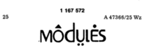 MODULES Logo (DPMA, 12/07/1989)