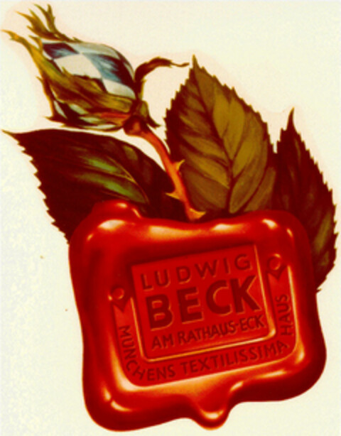 LUDWIG BECK AM RATHAUS-ECK  MÜNCHENS TEXTILISSIMA HAUS Logo (DPMA, 19.07.1979)