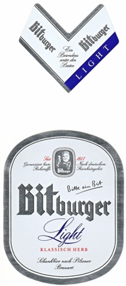 Bitburger Light Logo (DPMA, 04.11.1992)