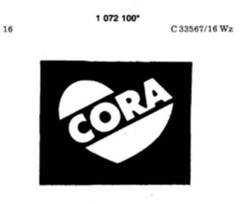 CORA Logo (DPMA, 20.10.1984)