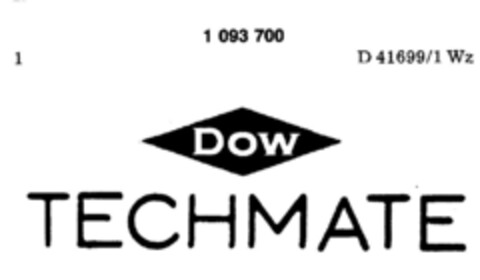 Dow TECHMATE Logo (DPMA, 10.12.1985)