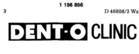 DENT-O CLINIC Logo (DPMA, 13.07.1989)