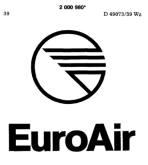 EuroAir Logo (DPMA, 26.02.1991)