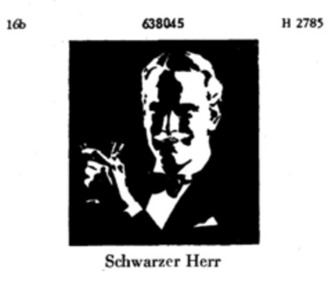 Schwarzer Herr Logo (DPMA, 30.05.1951)