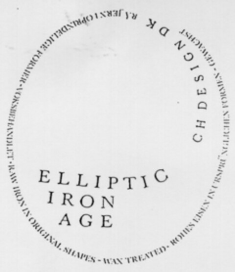 ELLIPTIC IRON AGE Logo (DPMA, 18.09.1989)