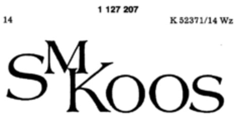 SM KOOS Logo (DPMA, 16.02.1988)