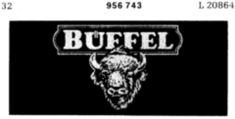 BÜFFEL Logo (DPMA, 31.01.1976)