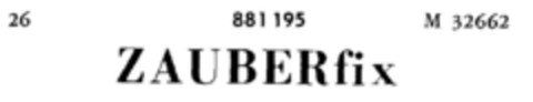 ZAUBERfix Logo (DPMA, 09.04.1970)