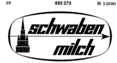 schwaben milch Logo (DPMA, 16.04.1970)