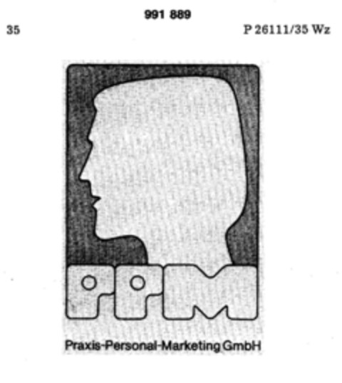 PPM Praxis-Personal-Marketing GmbH Logo (DPMA, 04/02/1979)