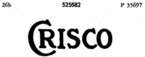 CRISCO Logo (DPMA, 29.11.1920)