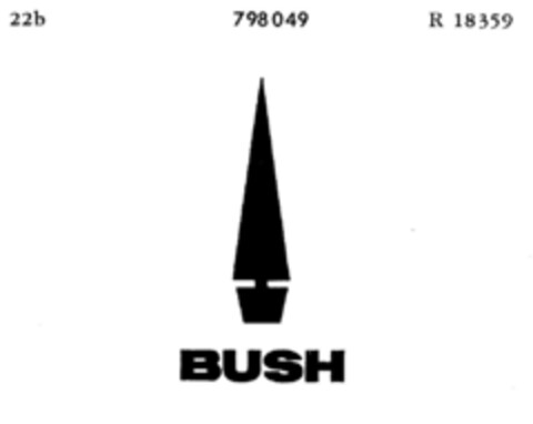 BUSH Logo (DPMA, 13.01.1964)