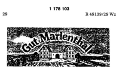 Gut Marienthal Logo (DPMA, 14.03.1990)