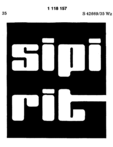 sipi rit Logo (DPMA, 13.12.1985)